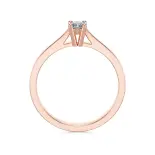 Pierścionek zaręczynowy z brylantem